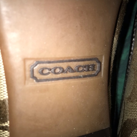 ❌SOLD❌Coach (Sharin) Khaki, signature loafers - Picture 11 of 12